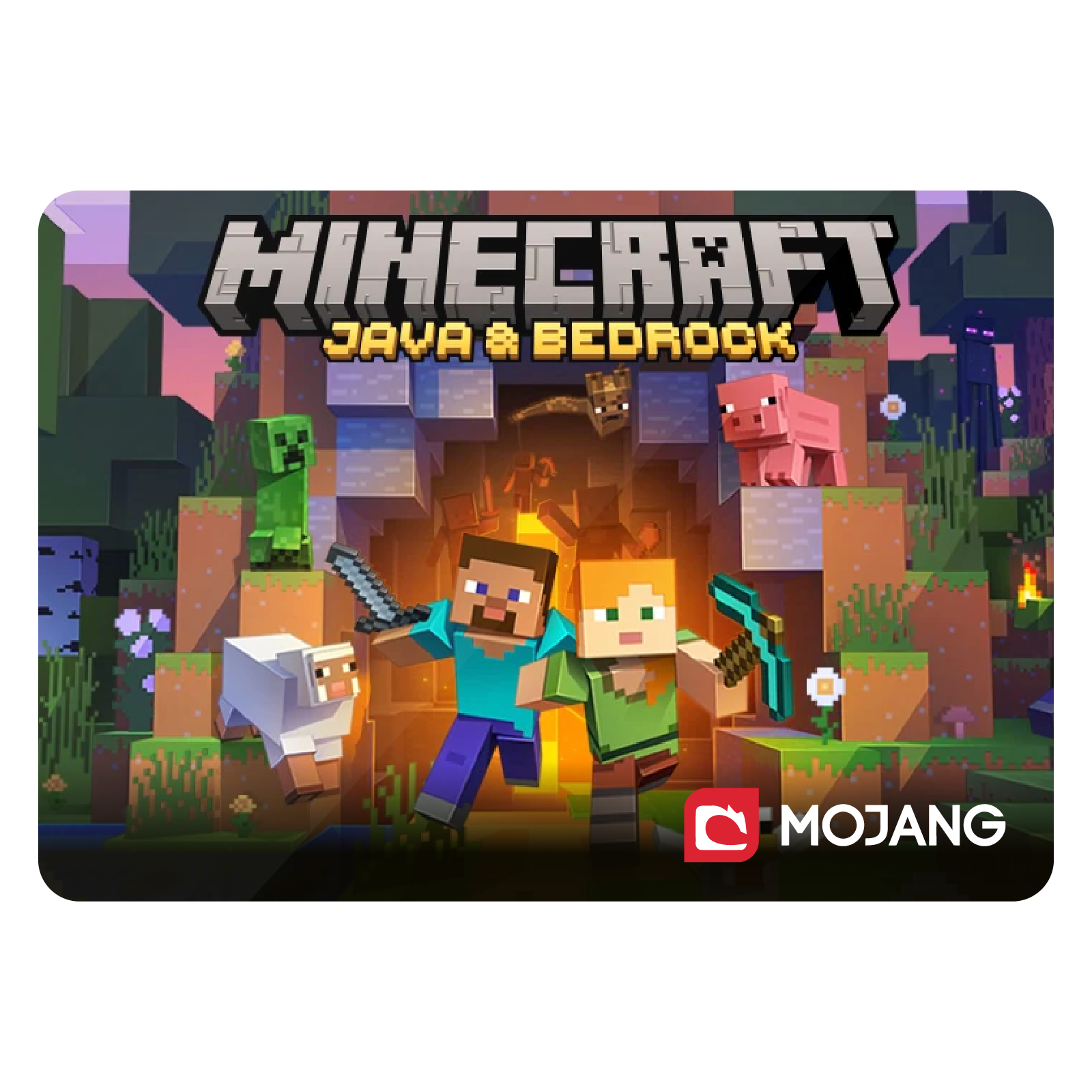 Minecraft cadeaubon logo