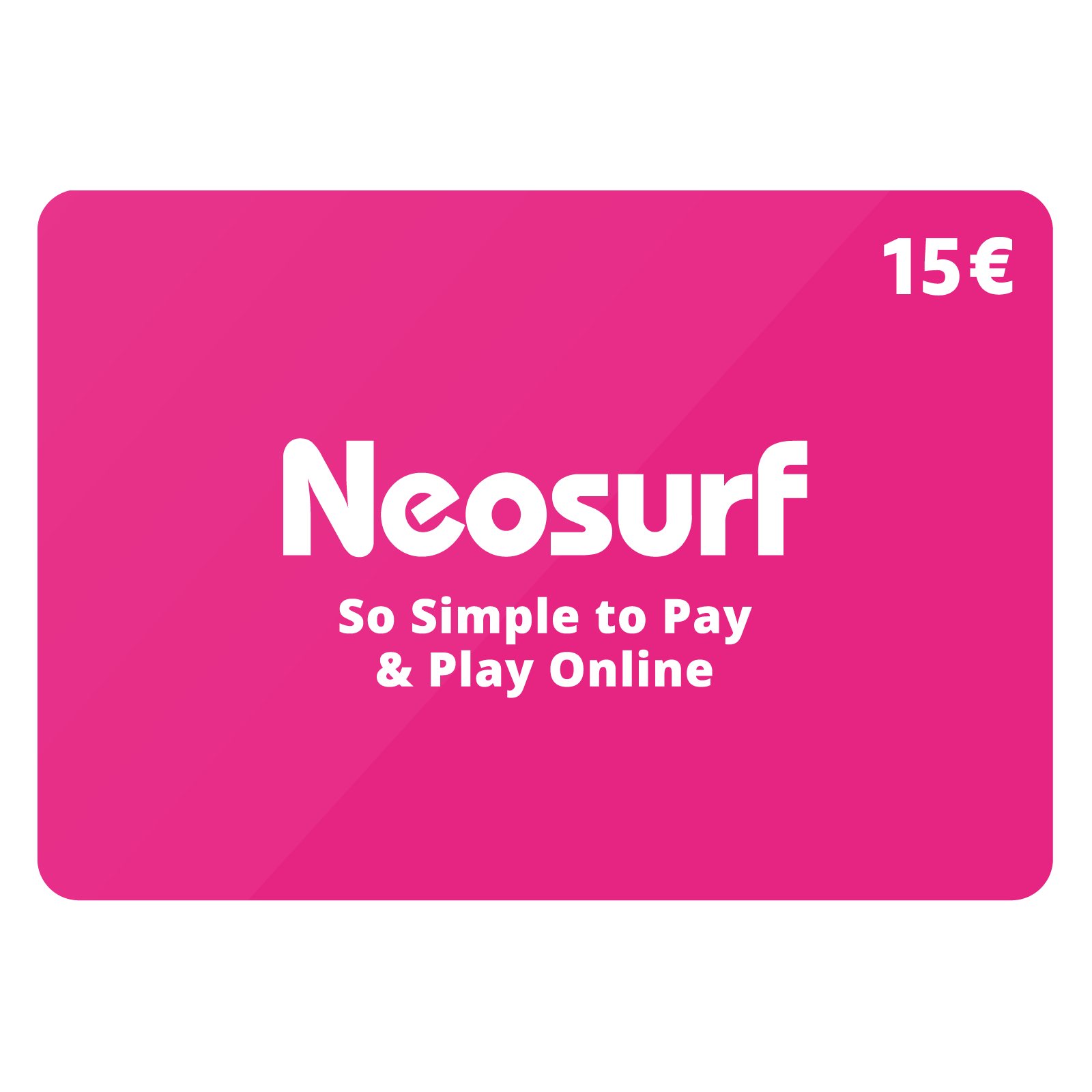 Neosurf ticket €15 | Neosurf Kopen | Neosurf Online
