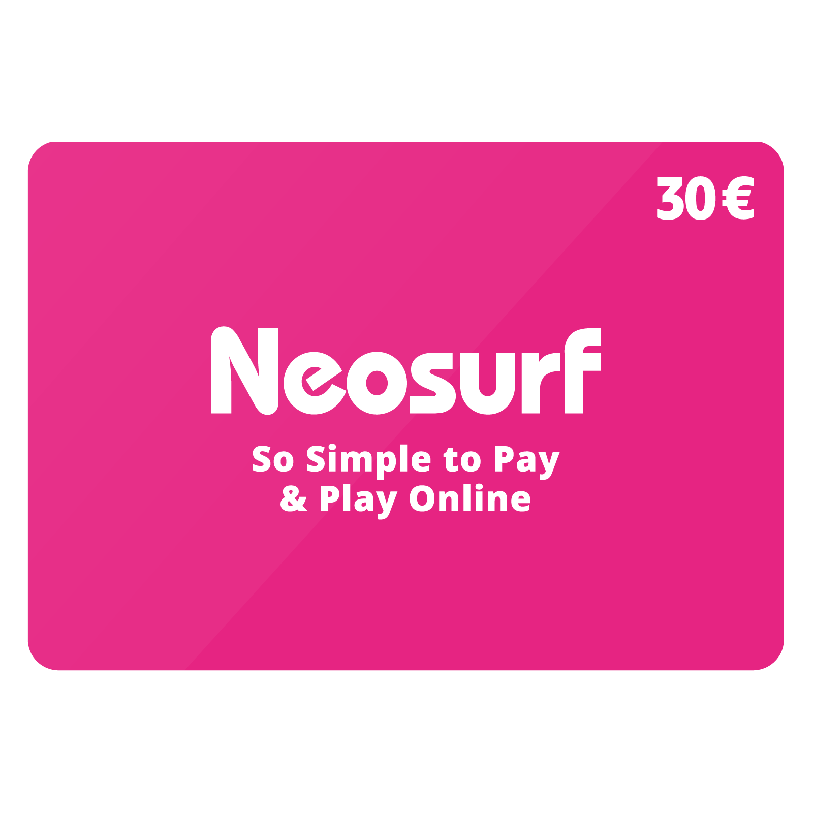 Neosurf ticket €30 | Neosurf Kopen | Neosurf Online
