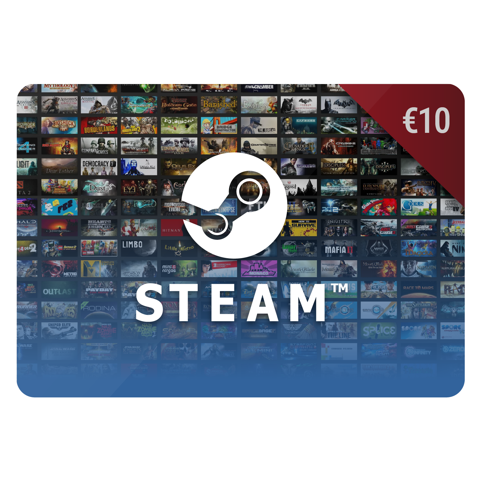 €10 Steam Karte | Steam Gutschein | Steam Guthaben Kaufen