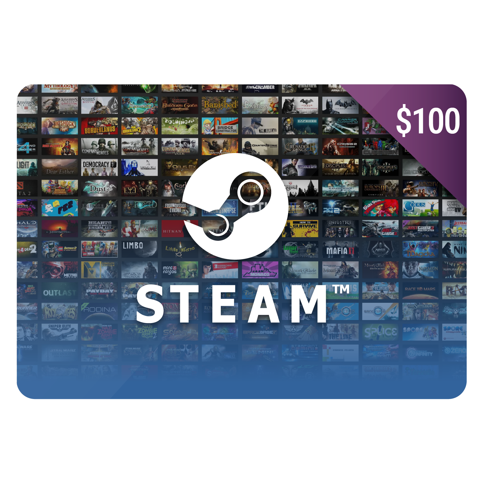 $100 Steam Karte | Steam Gutschein | Steam Guthaben Kaufen