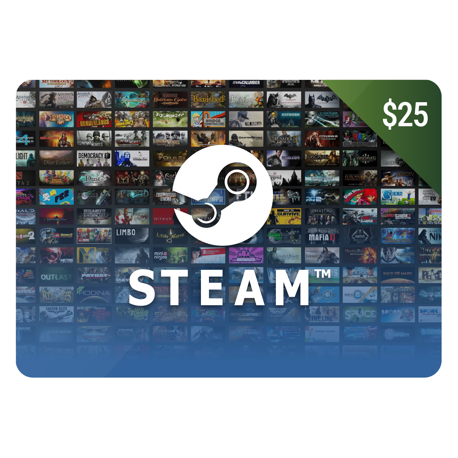 $25 Steam Karte | Steam Gutschein | Steam Guthaben Kaufen