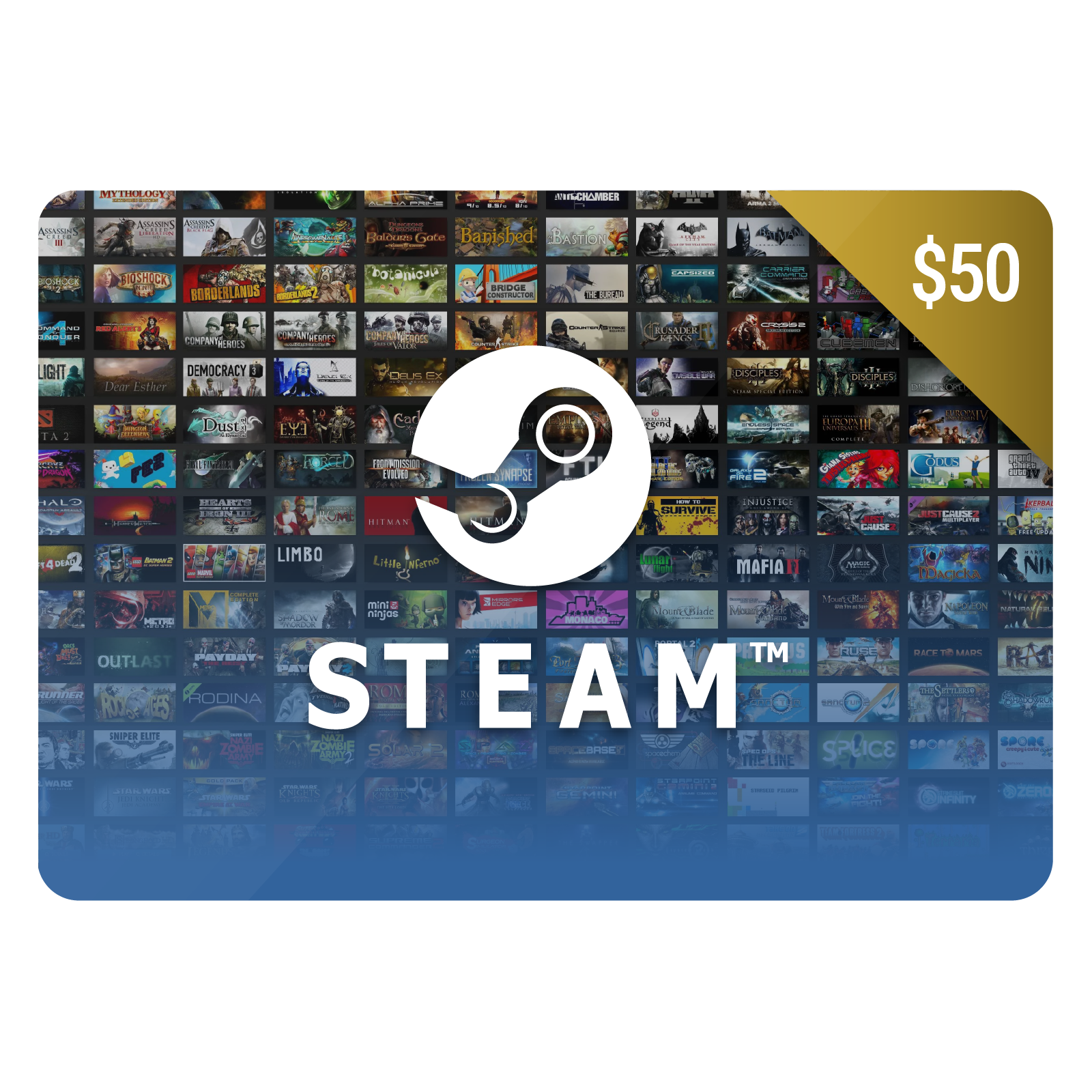 $50 Steam Karte | Steam Gutschein | Steam Guthaben Kaufen