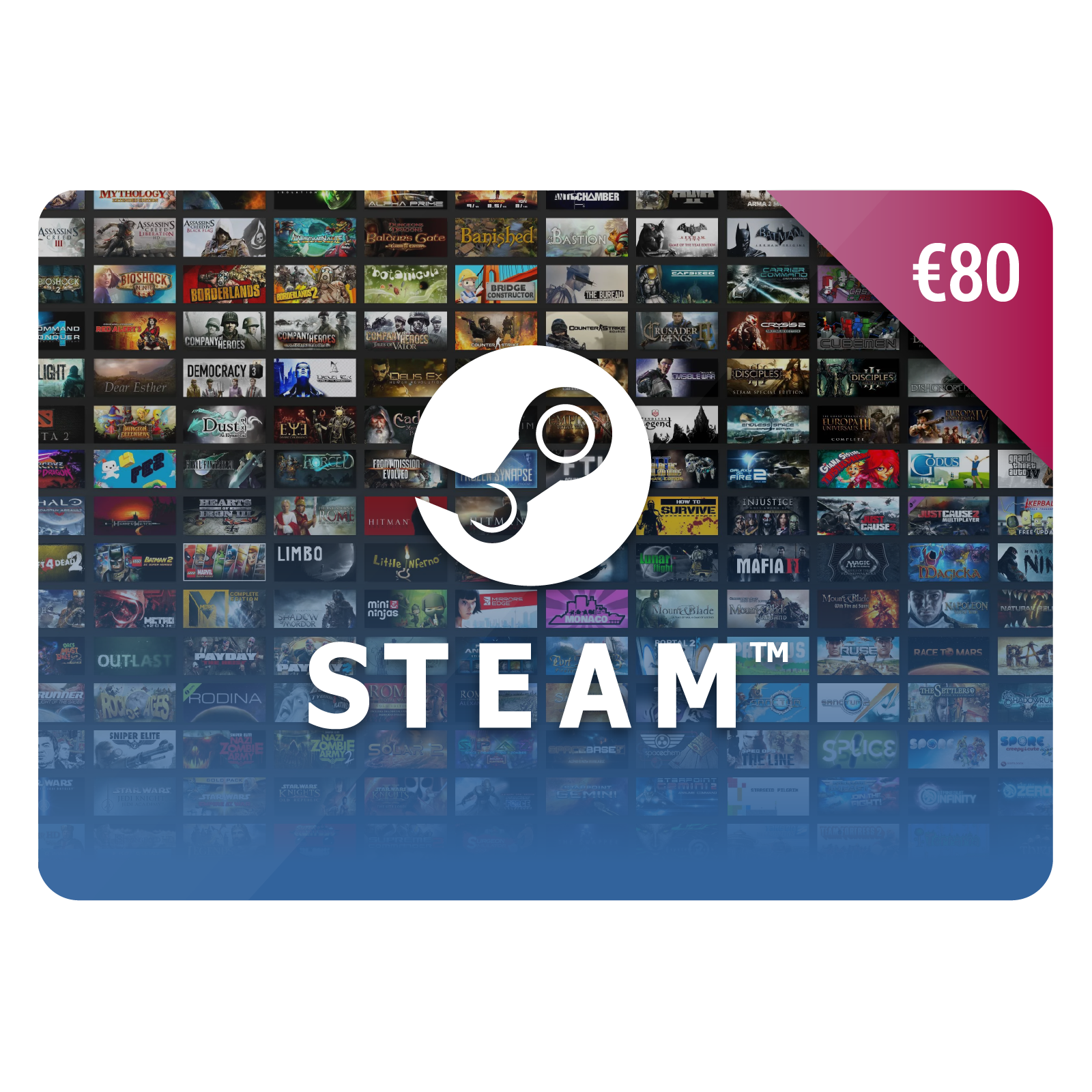 €80 Steam Karte | Steam Gutschein | Steam Guthaben Kaufen